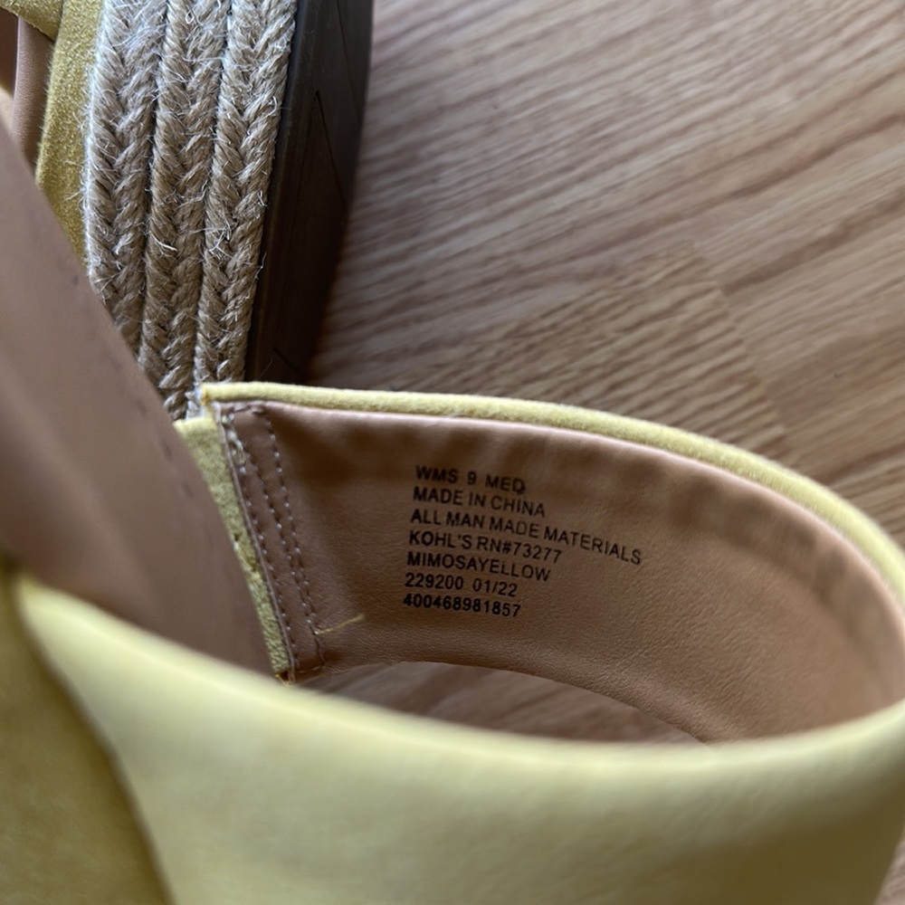 Lauren Conrad espadrilles sandals size 9 - Picture 4 of 7